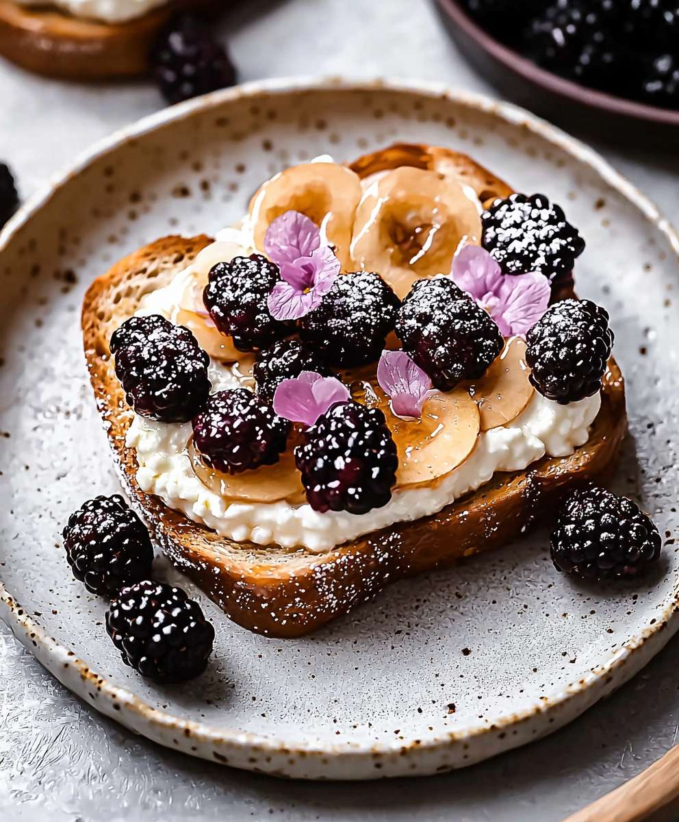 Sweet Ricotta Toast