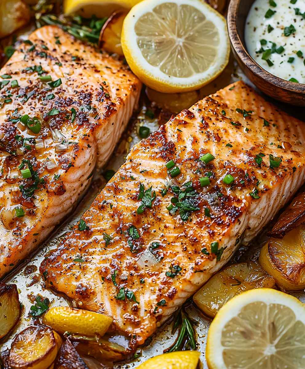 Lemon Butter Baked Trout