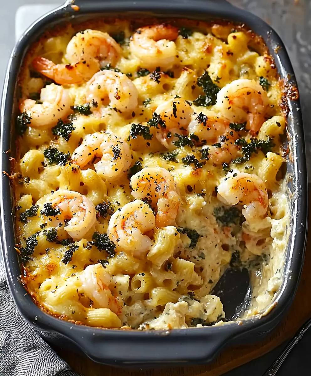 Shrimp Macaroni Casserole