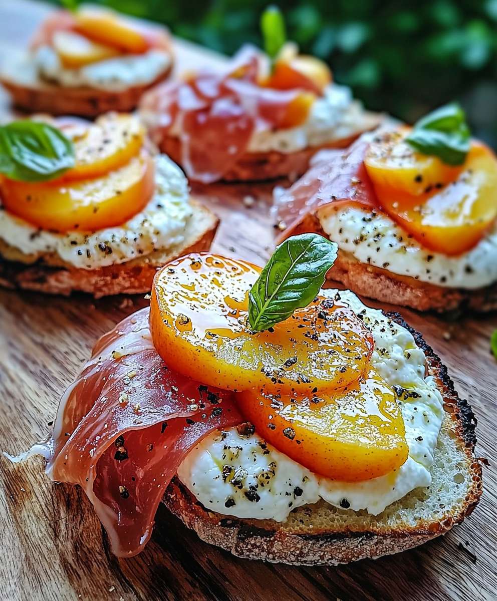 Cheesy Burrata Crostini