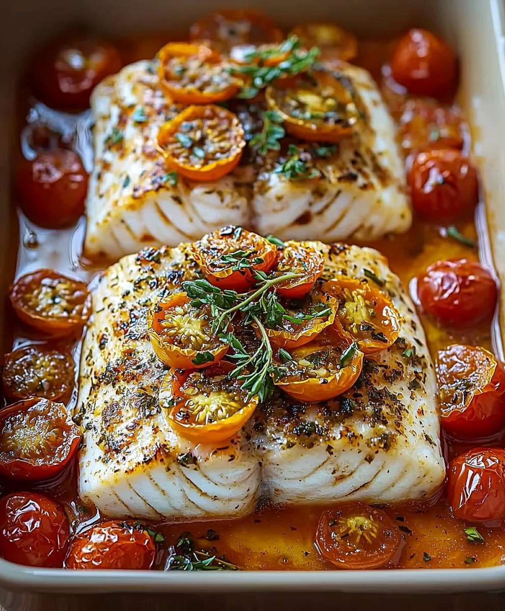 Mediterranean Baked Fish