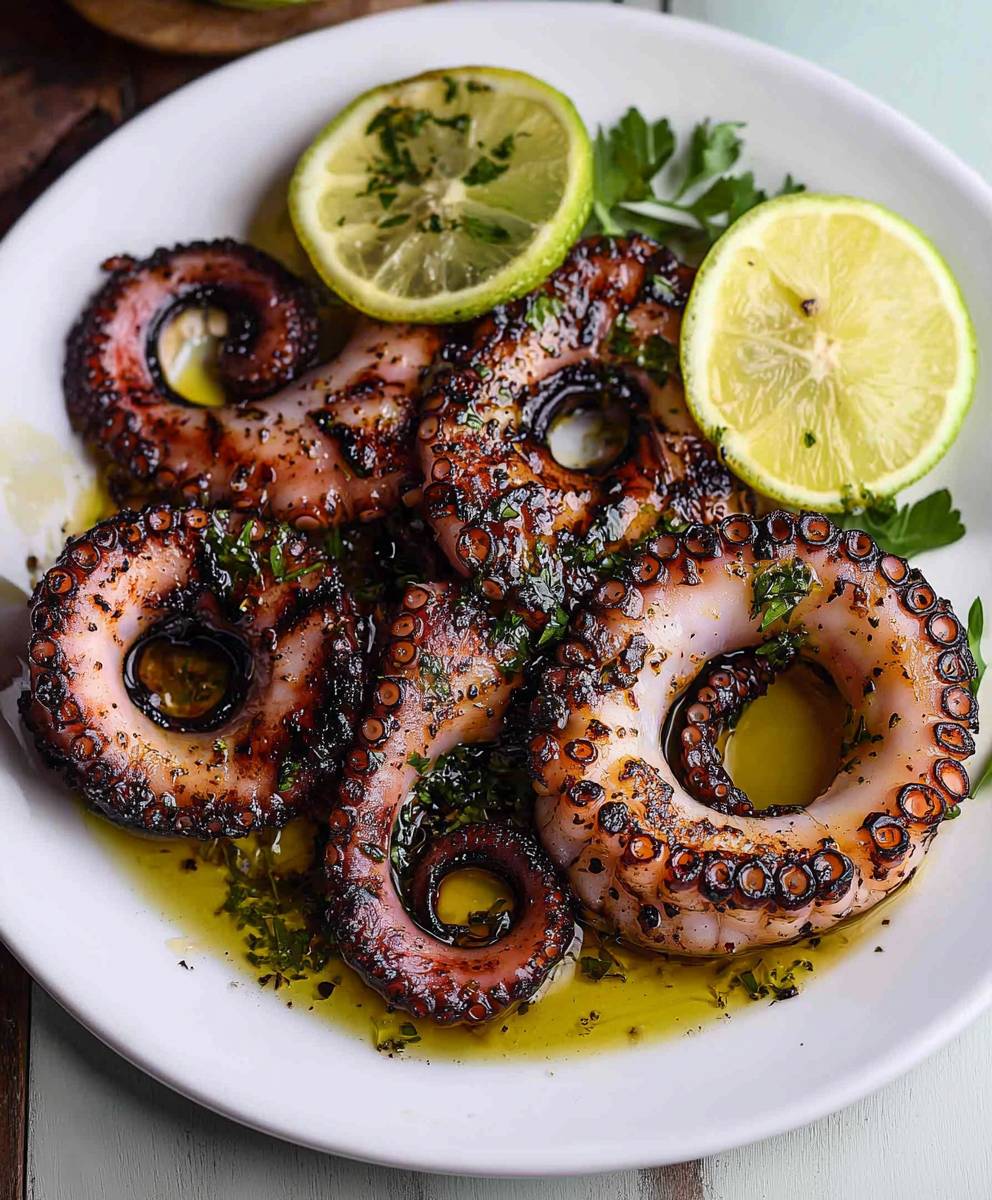 Grilled Octopus Greek Style
