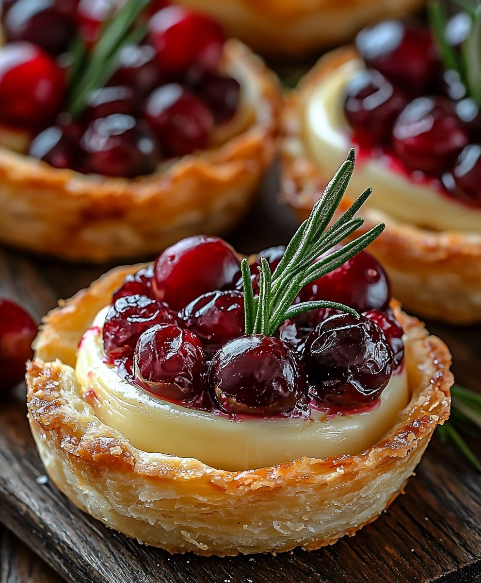 Cranberry Brie Tartlets