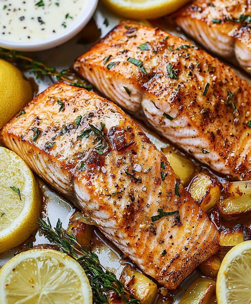 Lemon Butter Baked Trout