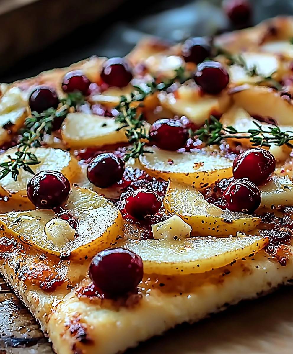 Roasted Pear Flatbread
