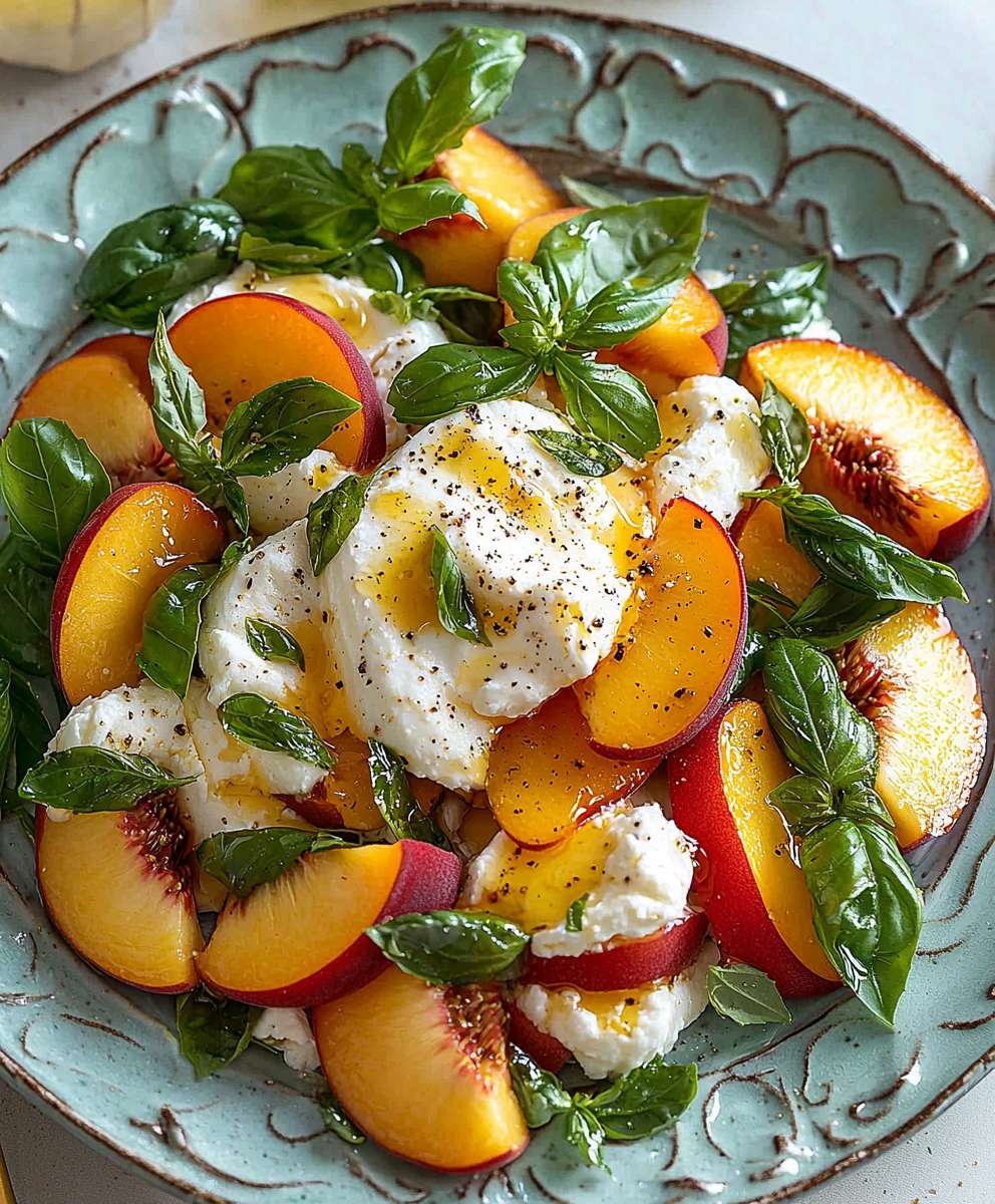 Peach Caprese Salad