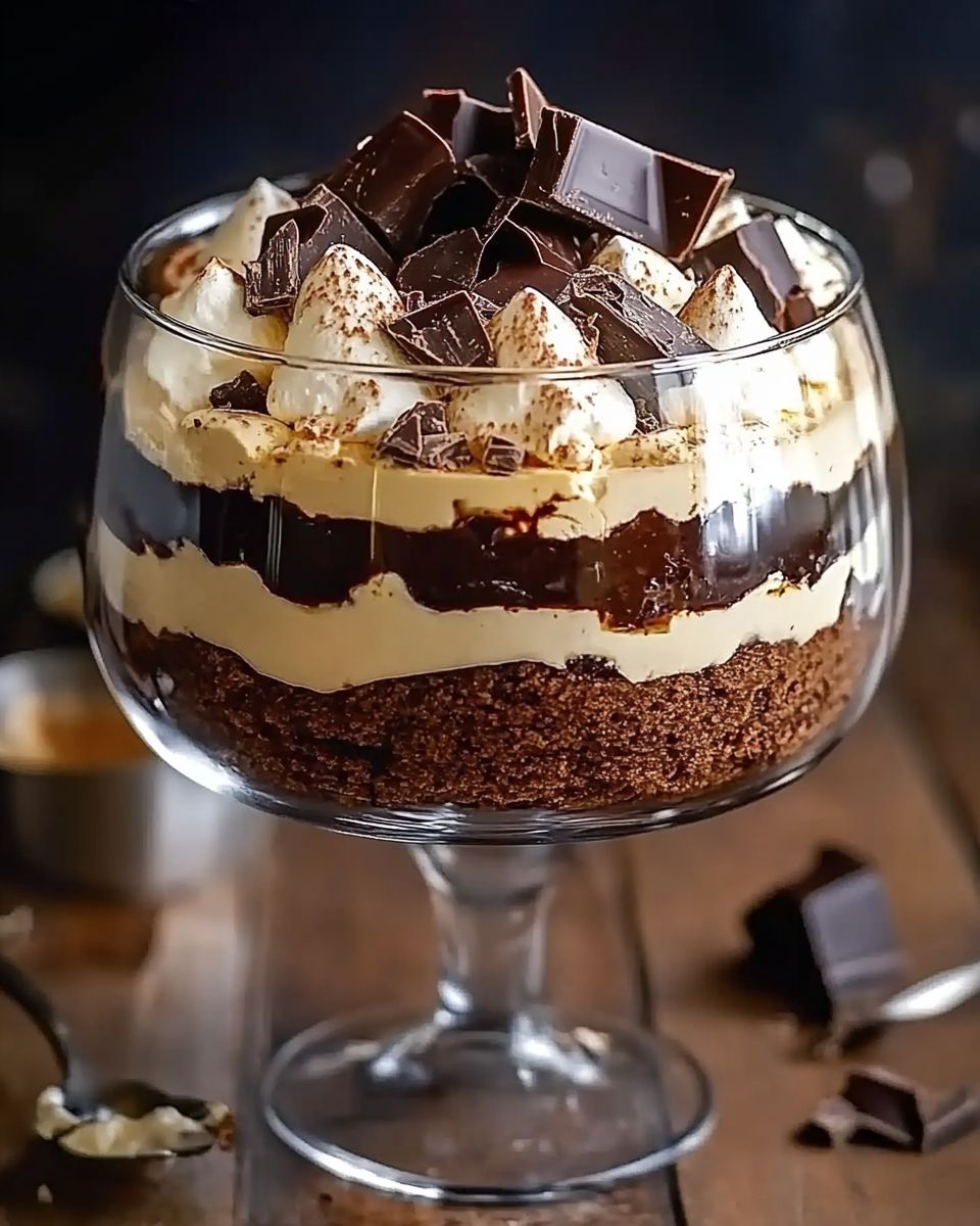 Baileys Chocolate Cheesecake Trifle