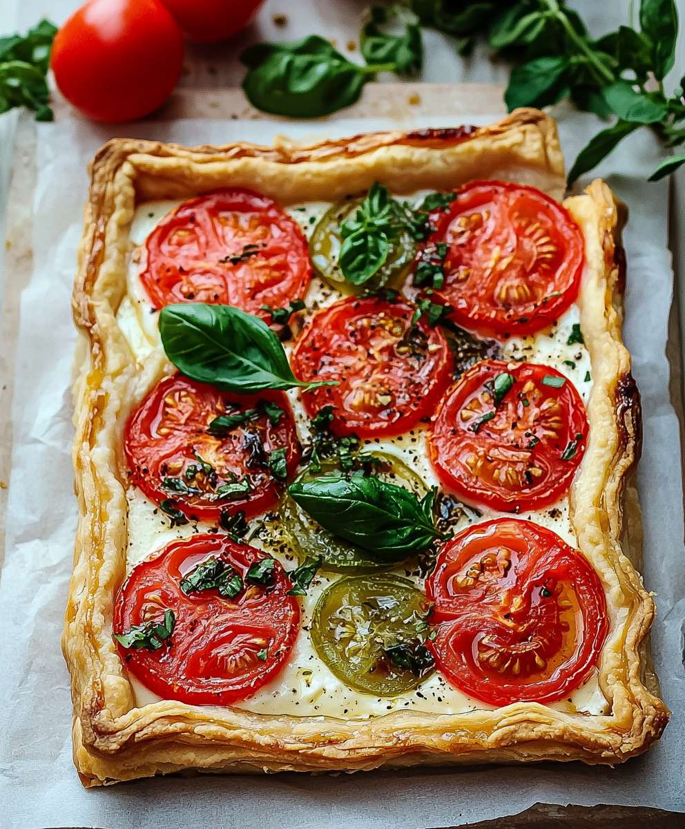 Herbed Ricotta Tomato Tart