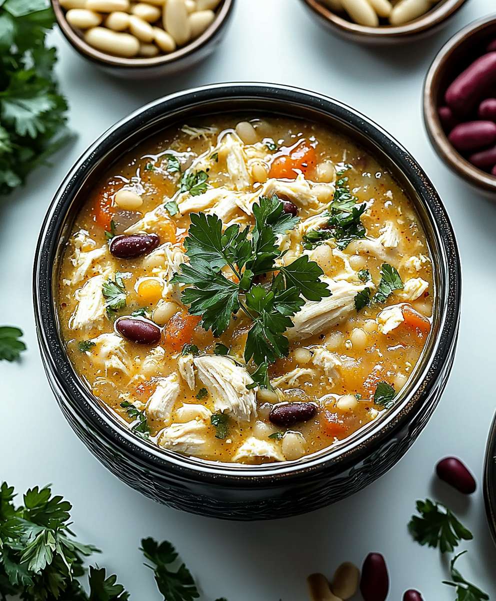 Healthy White Chicken Chili