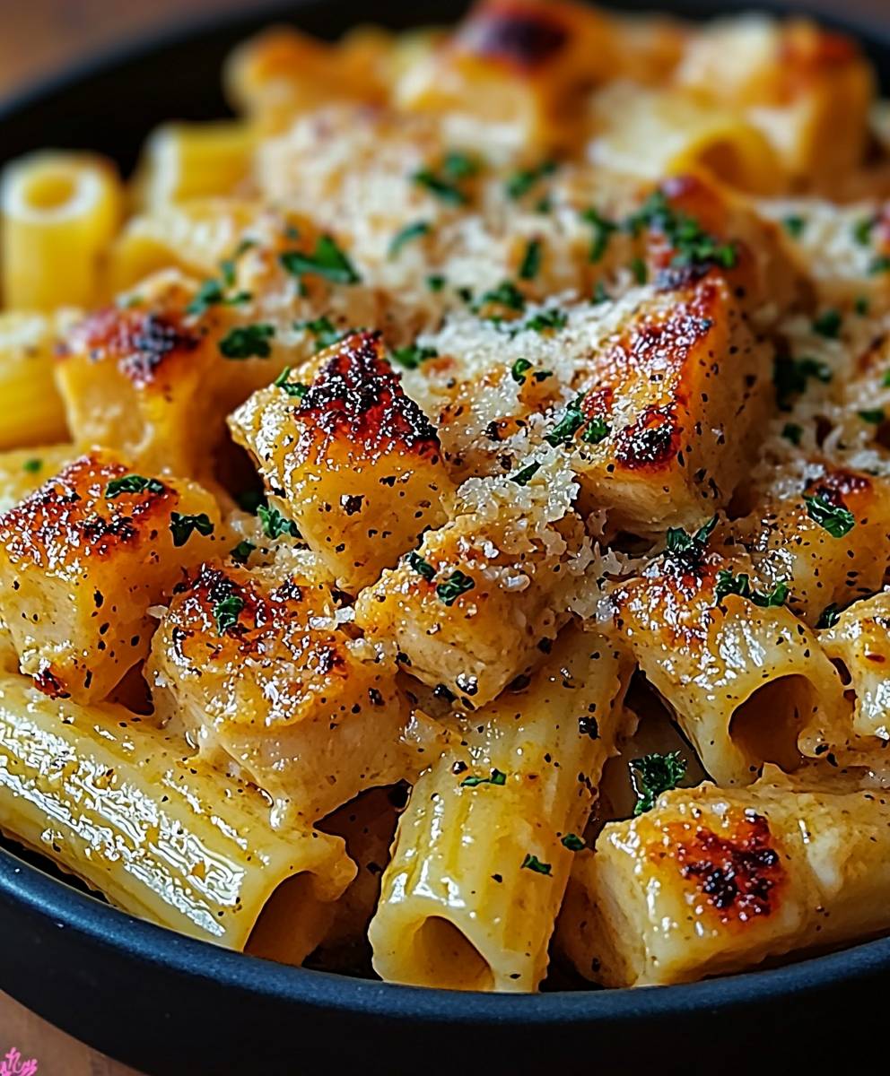 Garlic Butter Chicken Rigatoni