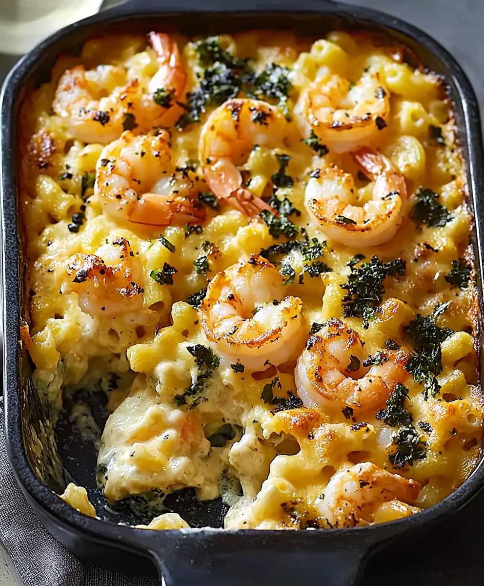 Shrimp Macaroni Casserole