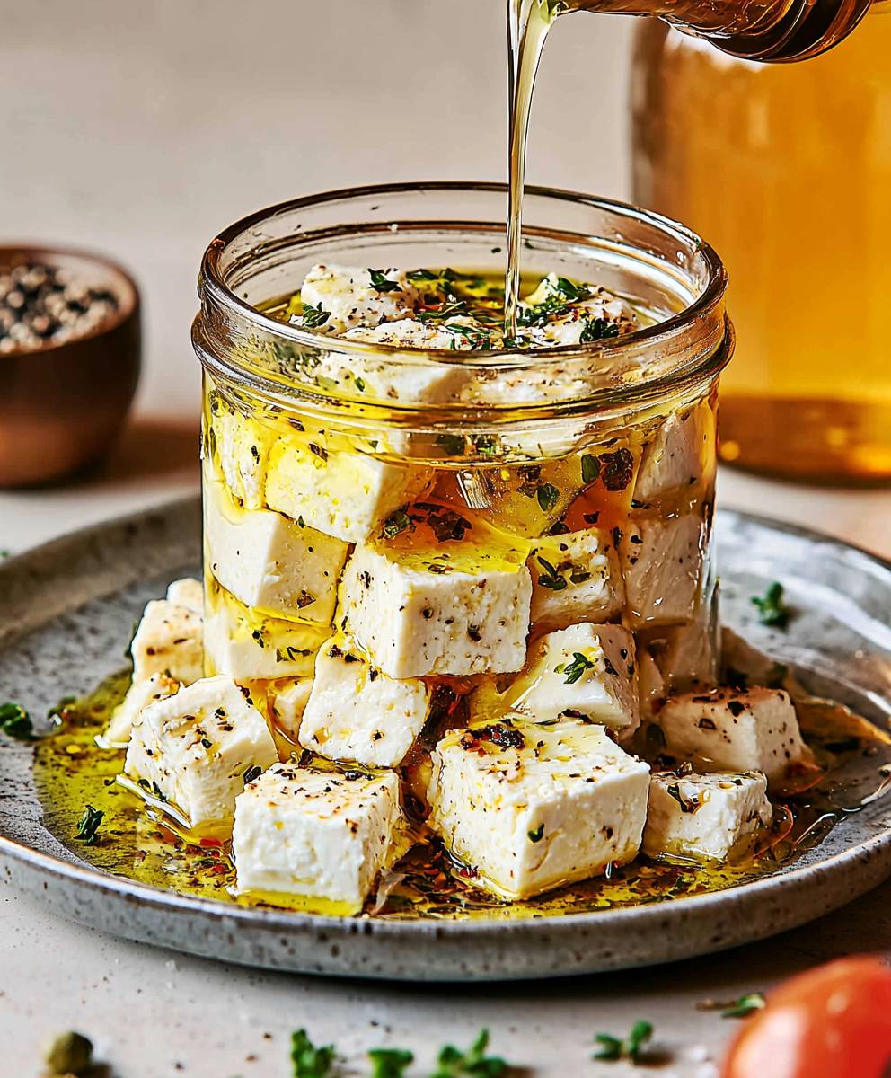 Marinated Feta Cheese