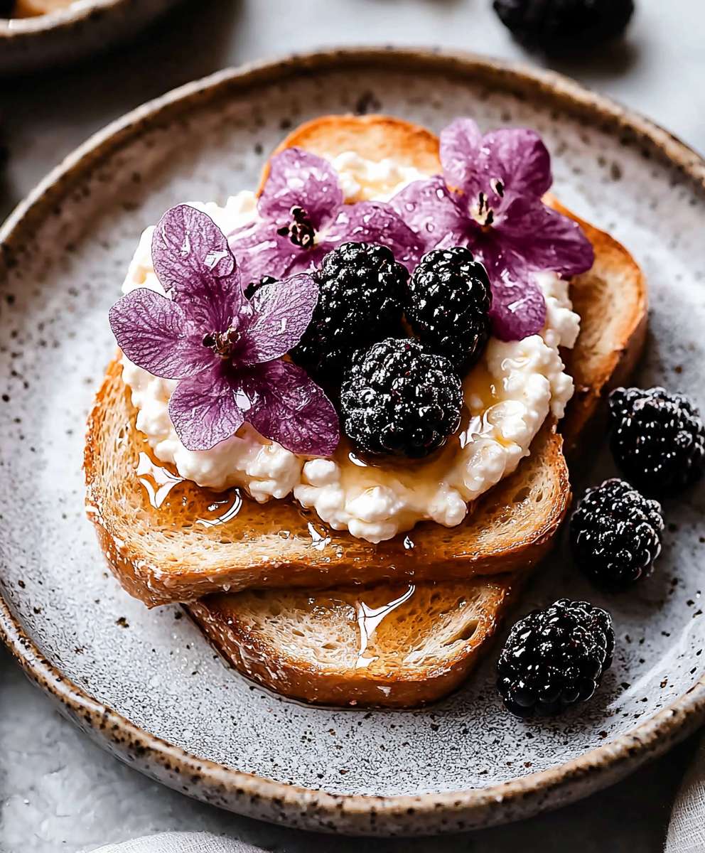 Sweet Ricotta Toast