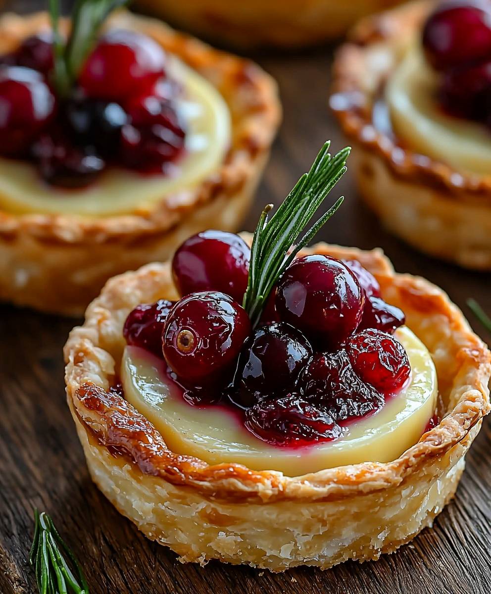 Cranberry Brie Tartlets