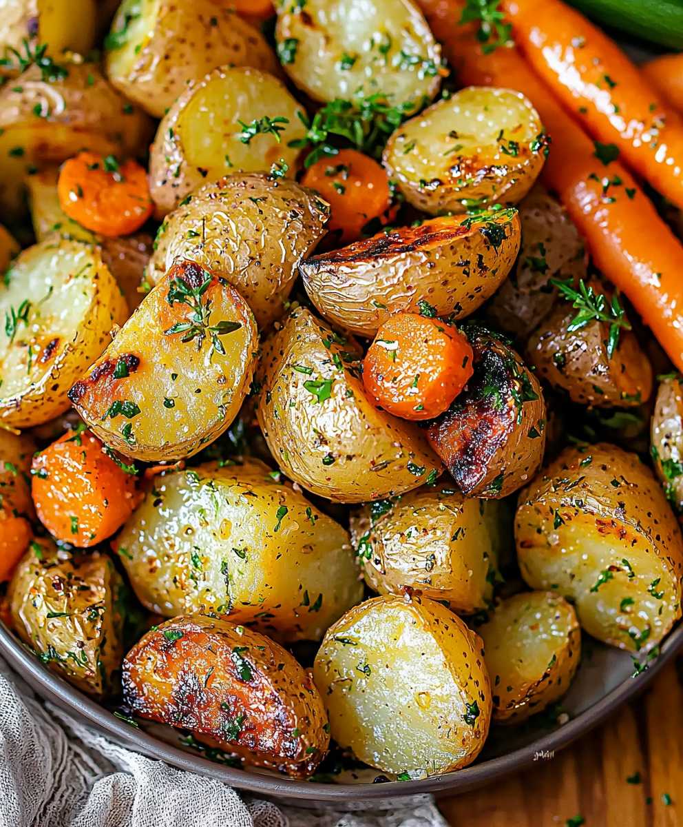Garlic Herb Roasted Vegetables