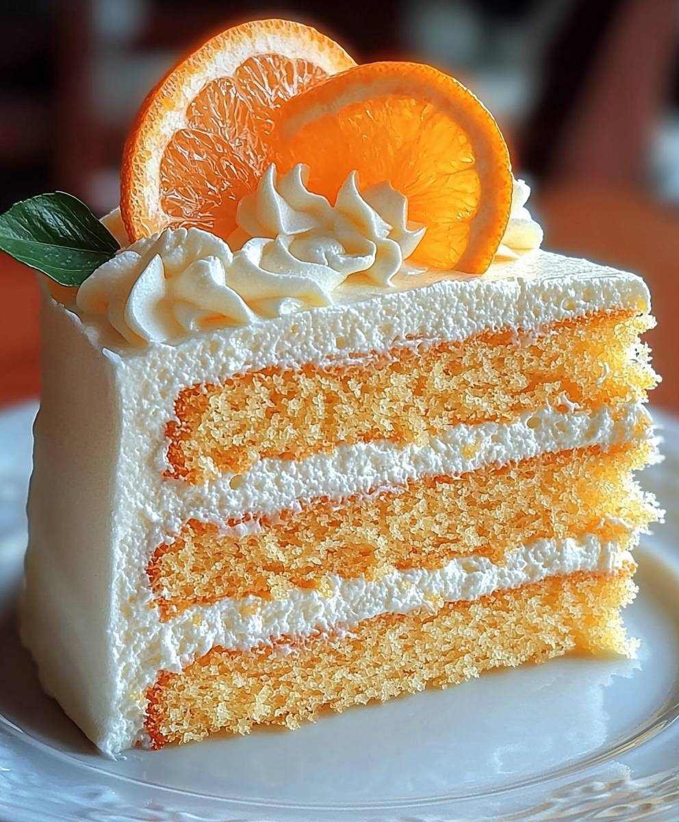 Orange Creamsicle Cake