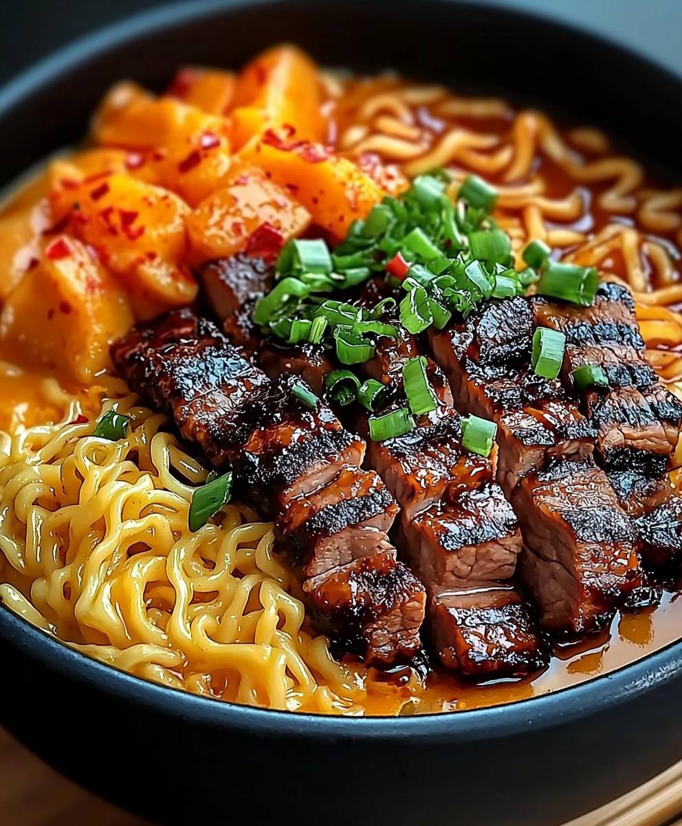 Spicy Korean Ramen Beef