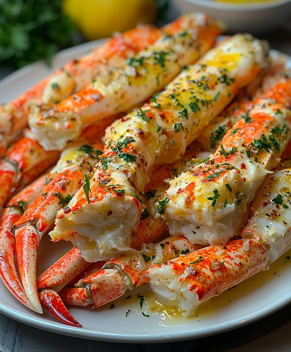 Garlic Butter Crab Legs