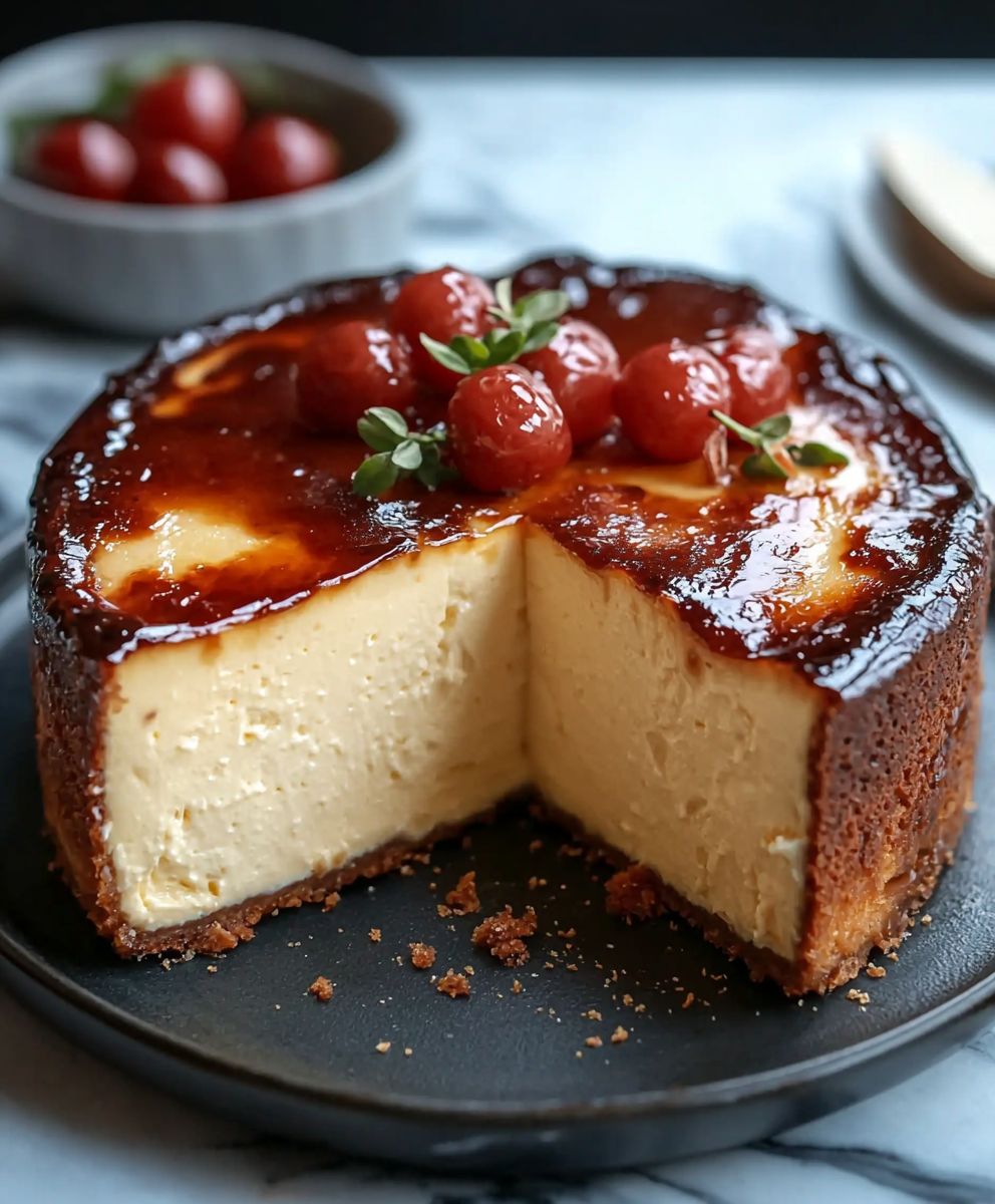Basque cheesecake loaf pan