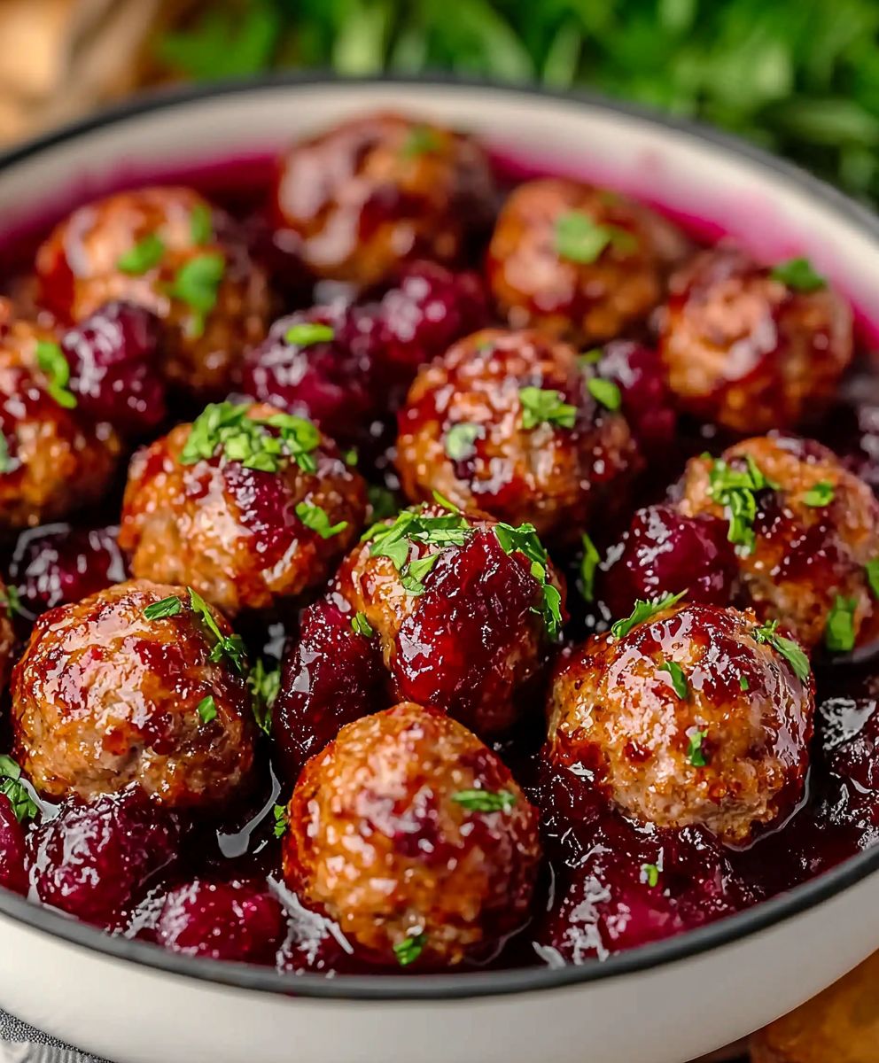 Cranberry Meatballs