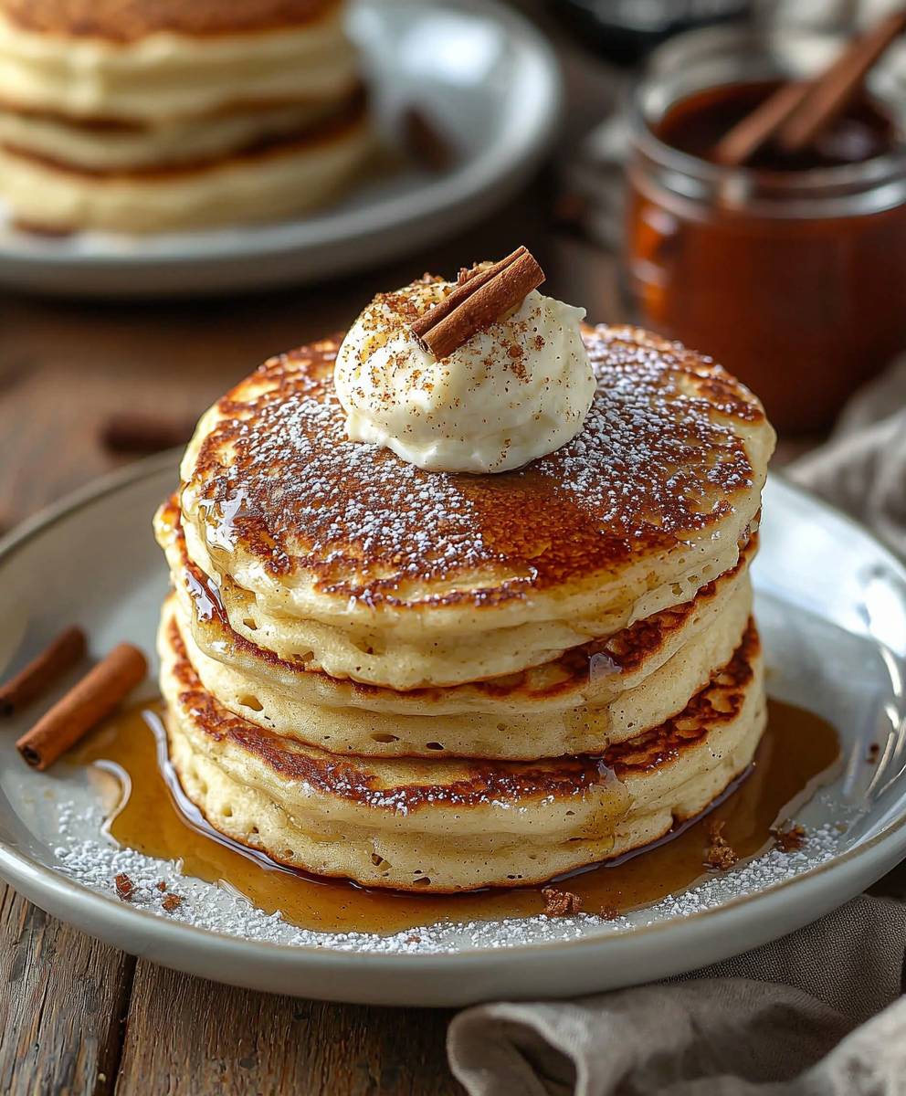 Vanilla Cinnamon Pancakes