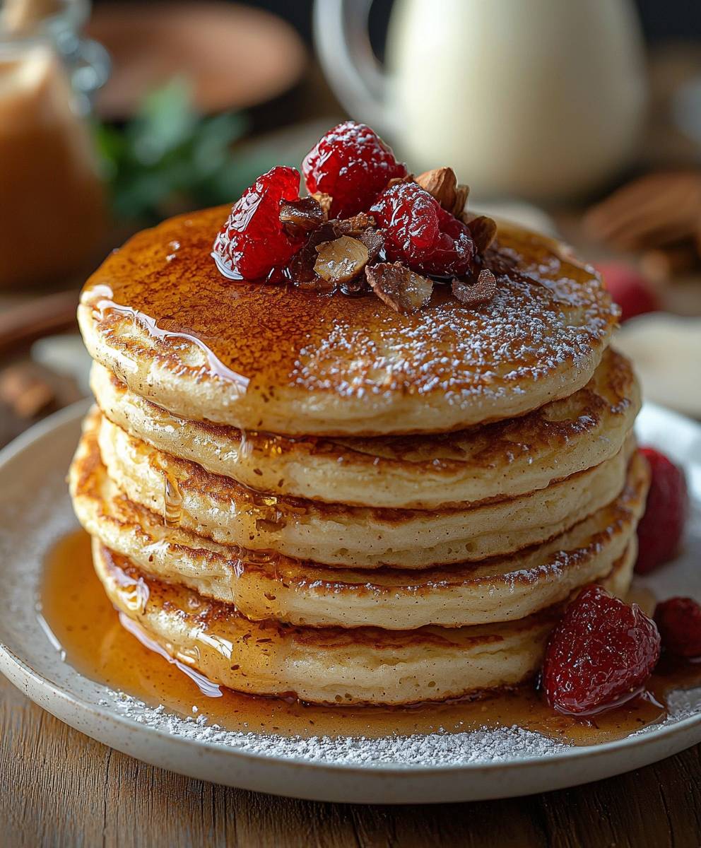 Vanilla Cinnamon Pancakes