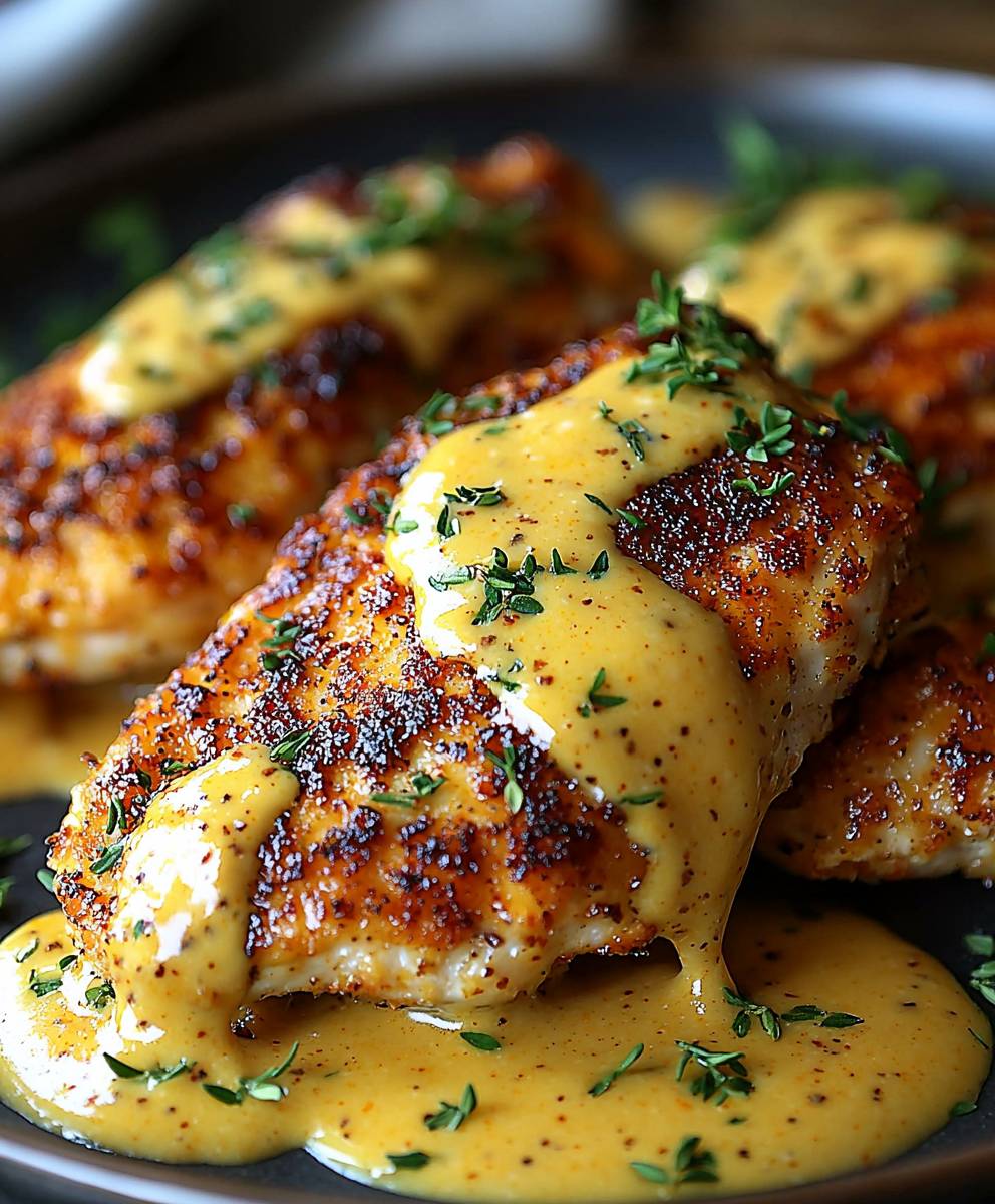 Pretzel Chicken Mustard Cheddar