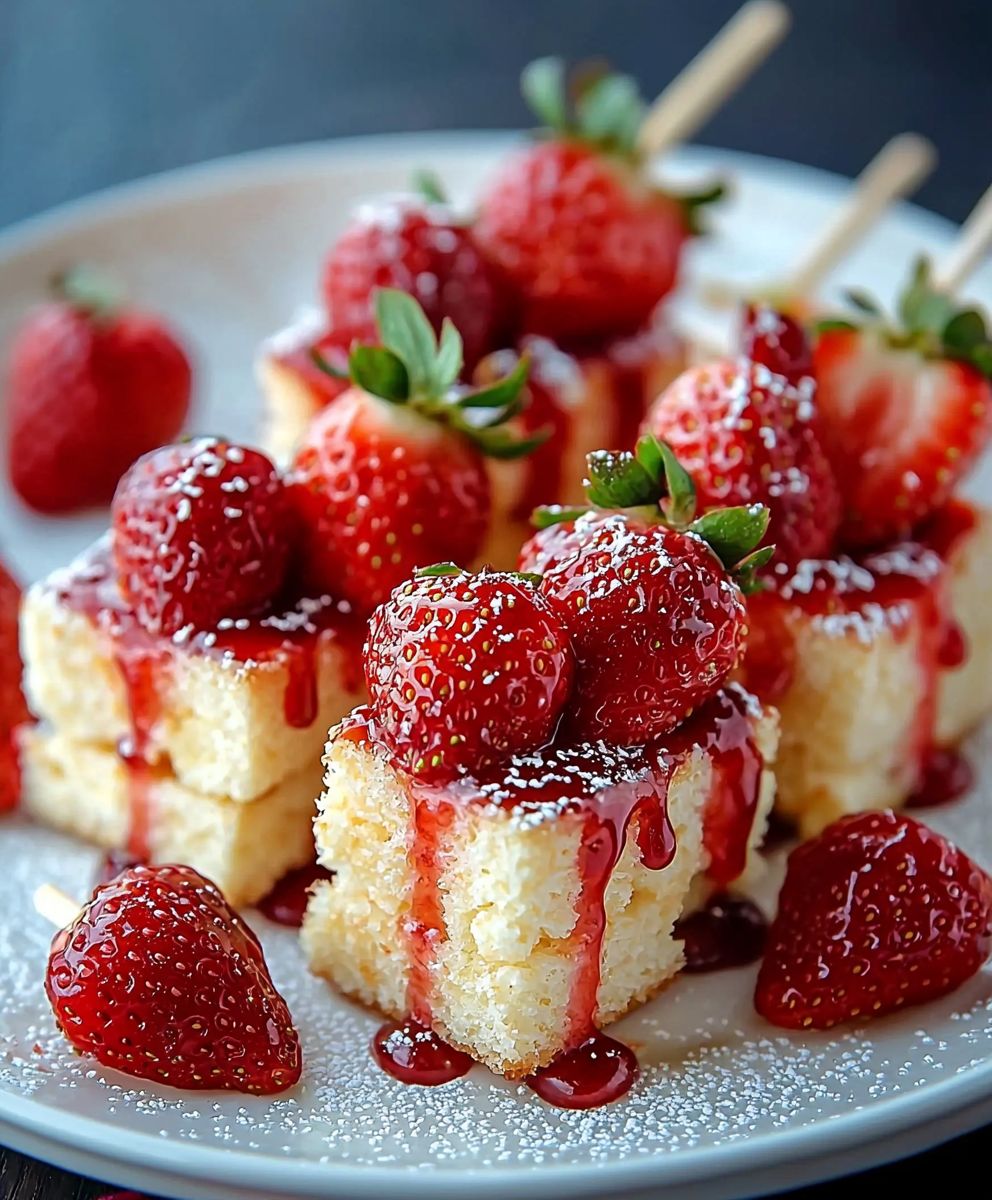 Strawberry Shortcake Kabobs