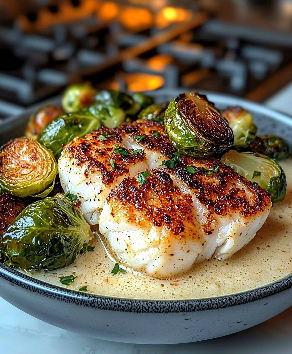 Lemon Garlic Butter Cod Bowls