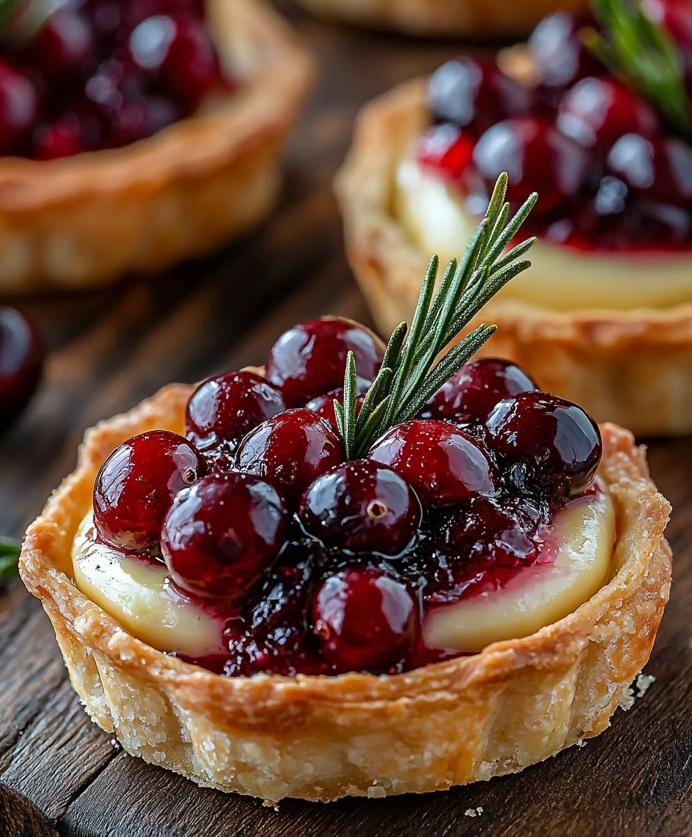 Cranberry Brie Tartlets