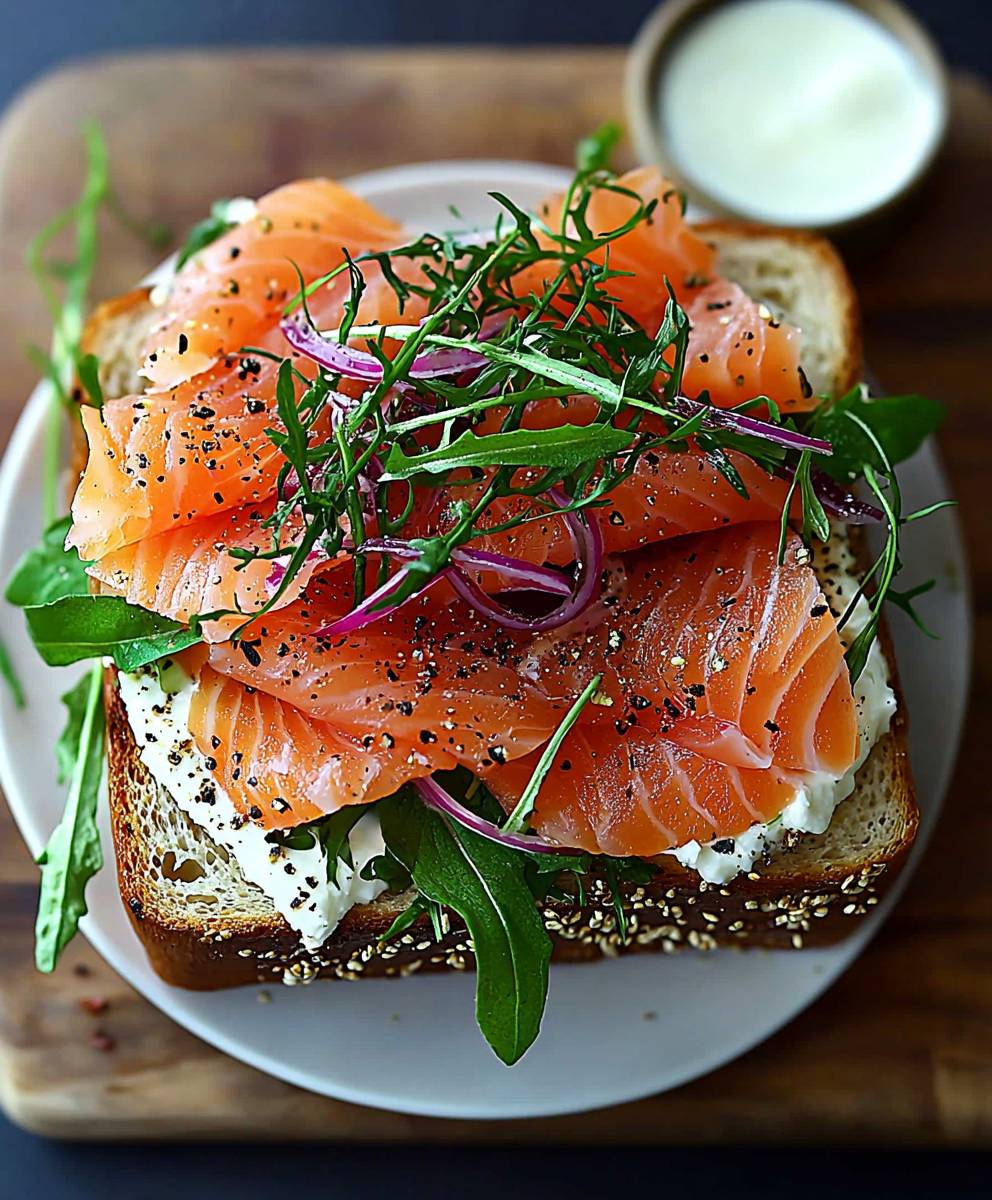 Smoked Salmon Sandwiches