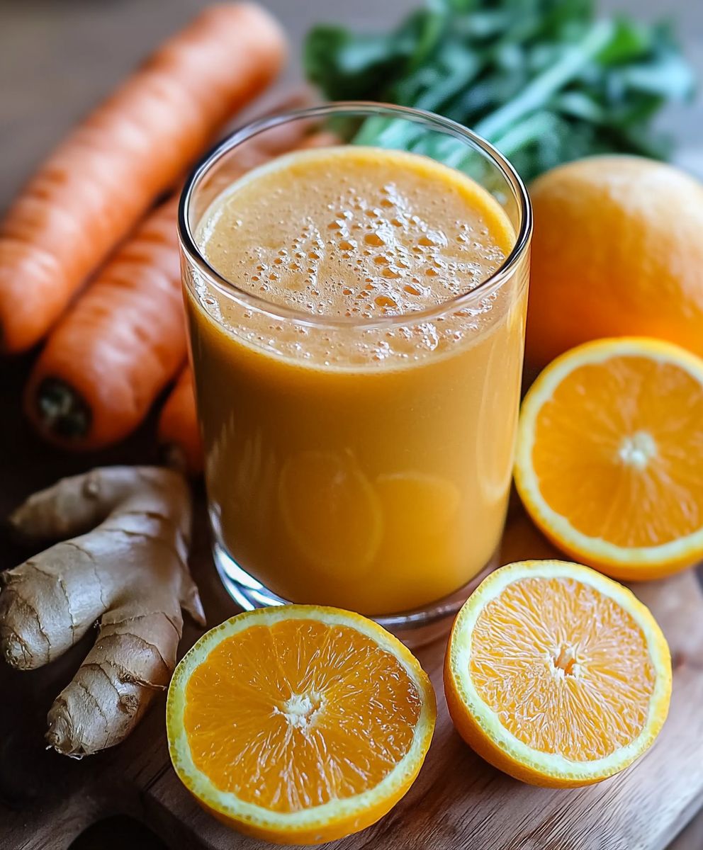 Citrus Carrot Ginger Juice