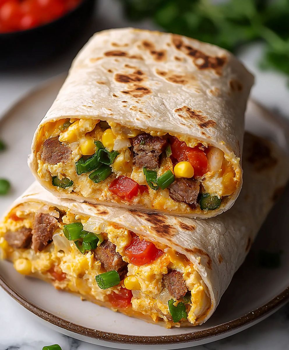 Make Ahead Breakfast Burritos
