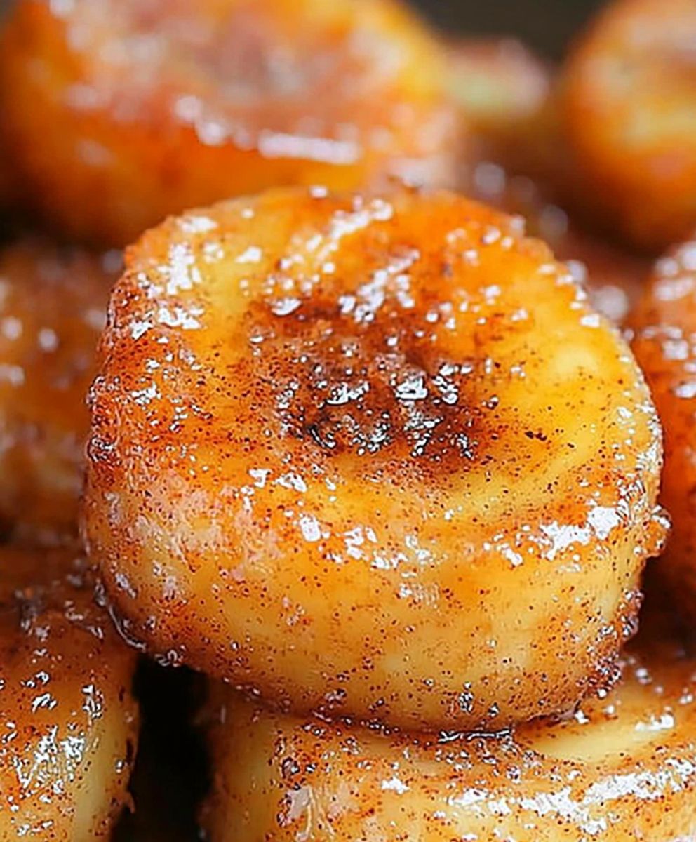 Pan Fried Cinnamon Bananas