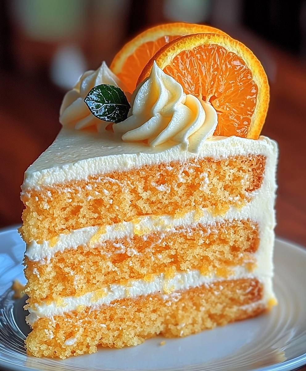 Orange Creamsicle Cake