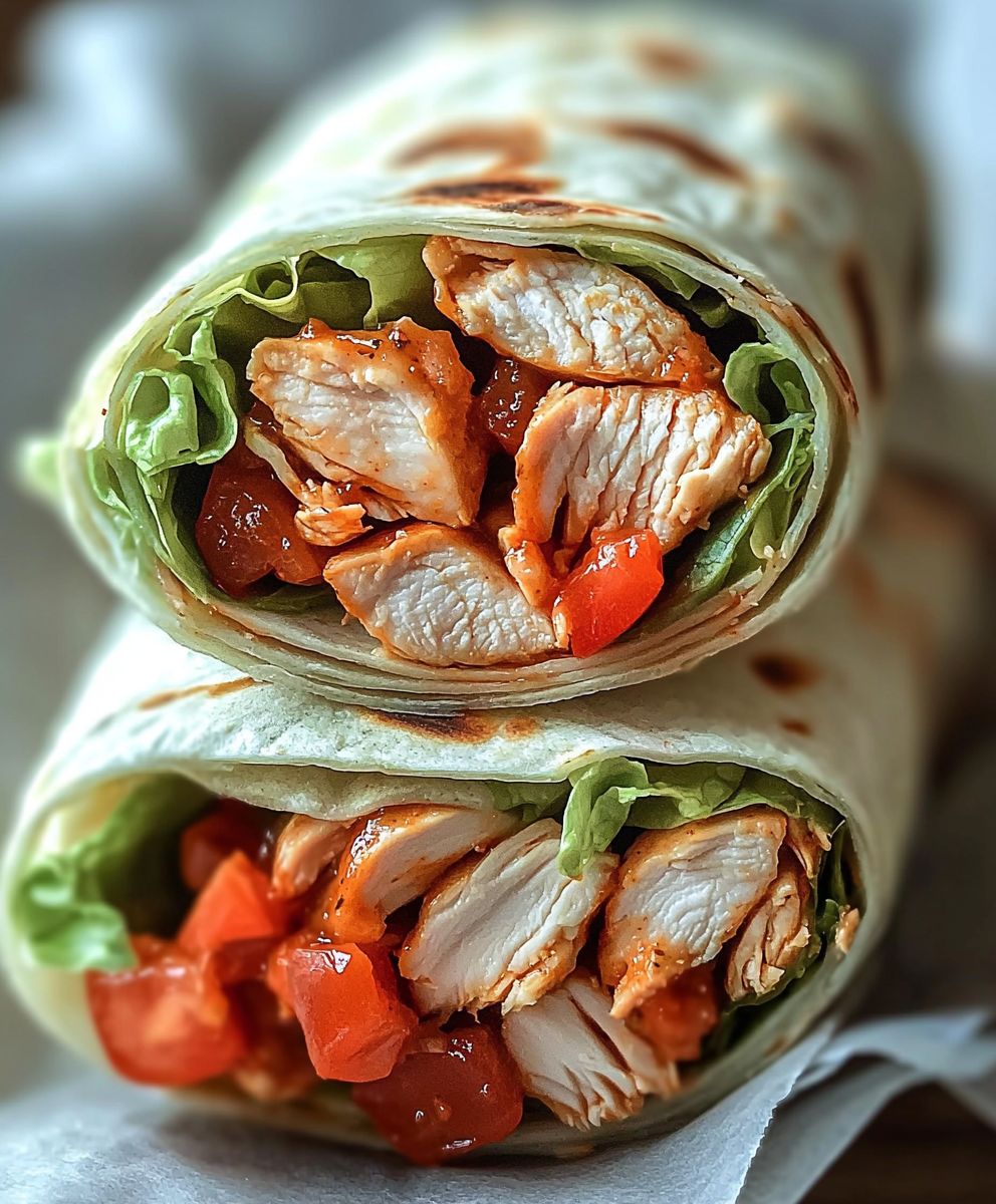 Rotisserie chicken wraps