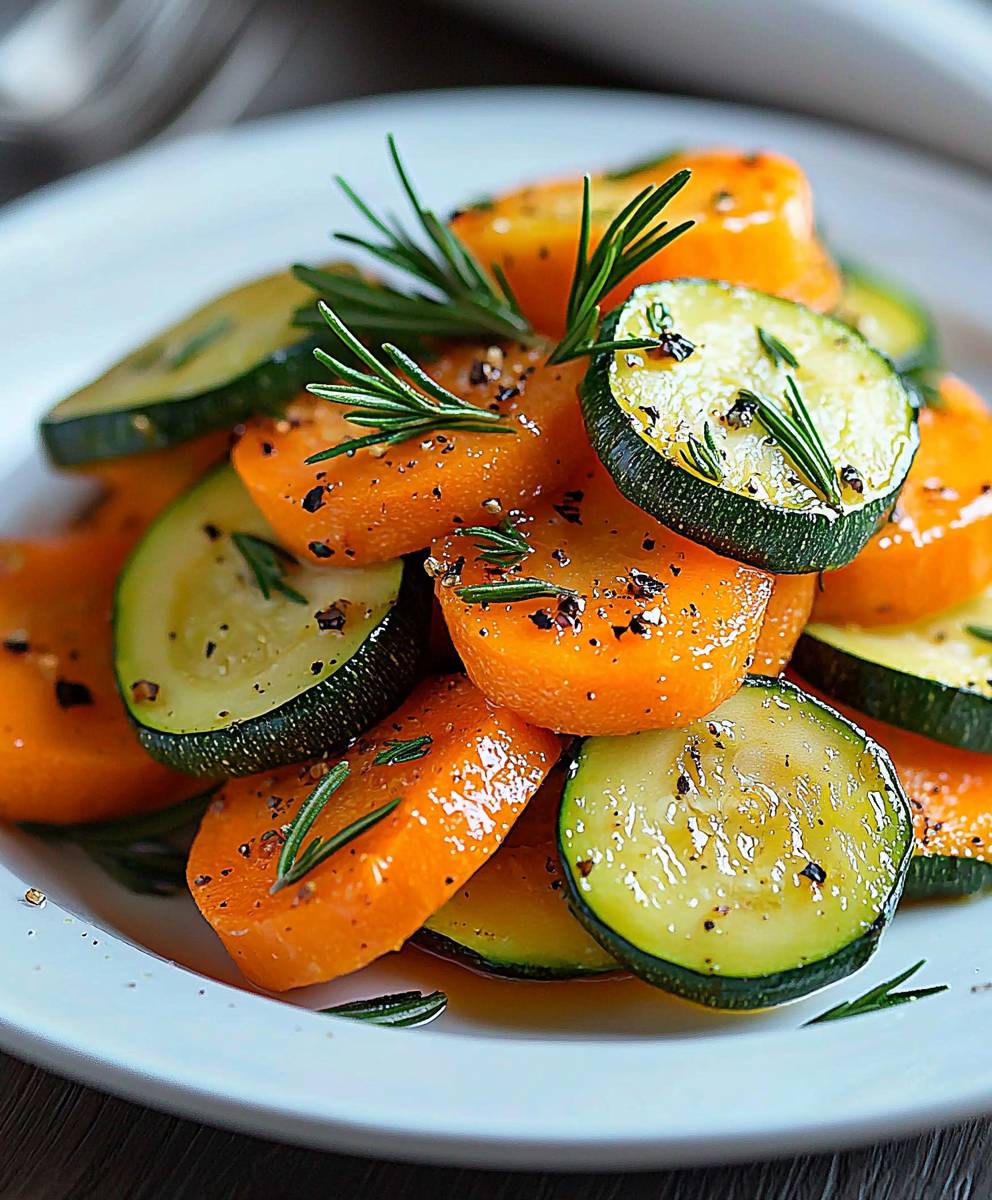 Sautéed Carrots Zucchini Dish