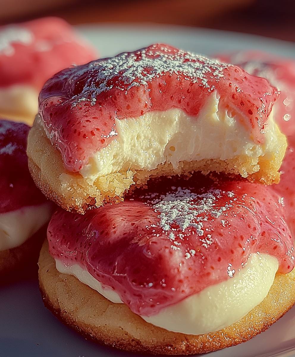 Strawberry Cheesecake Cookies