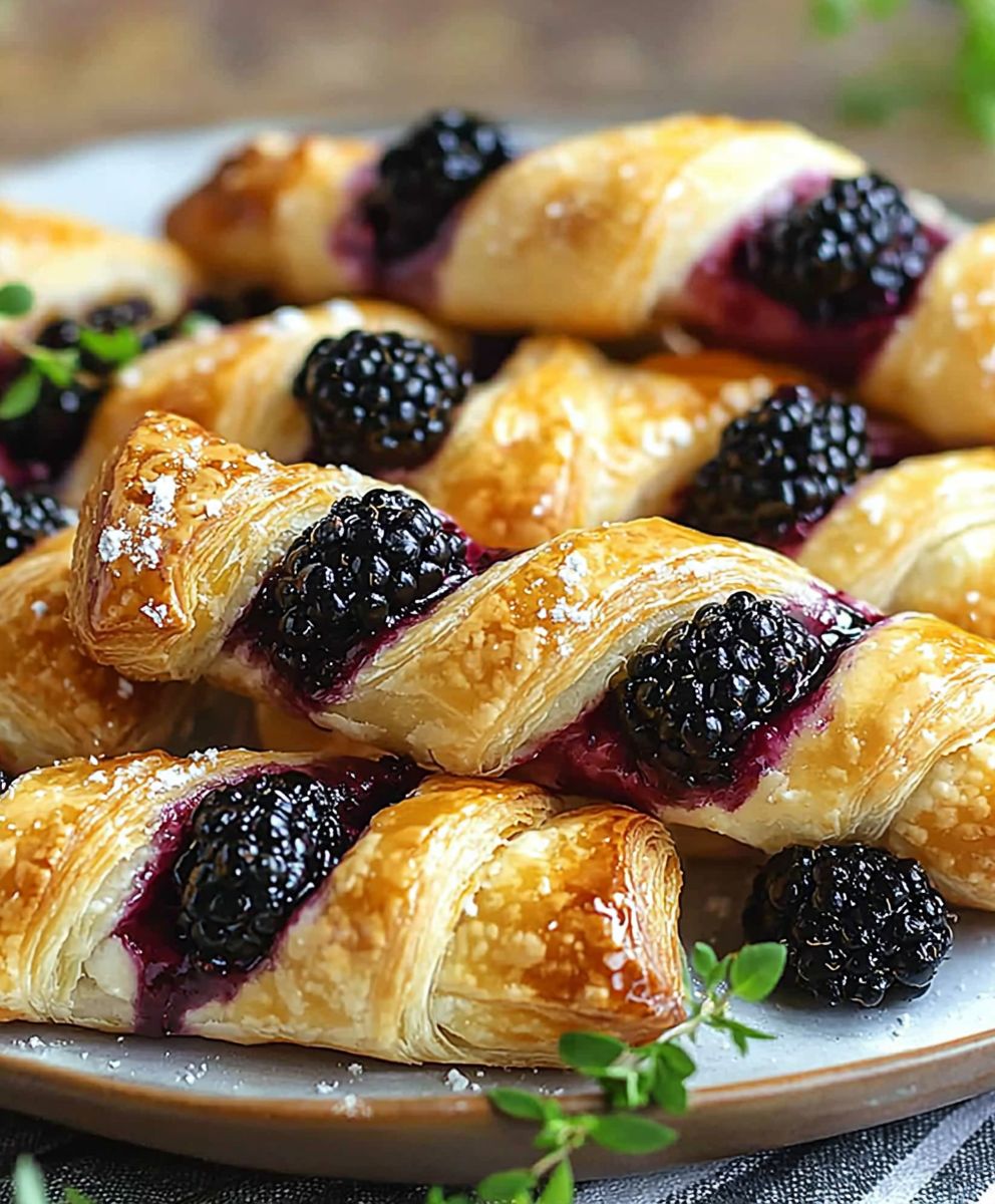 Blackberry Goat Cheese Pastry