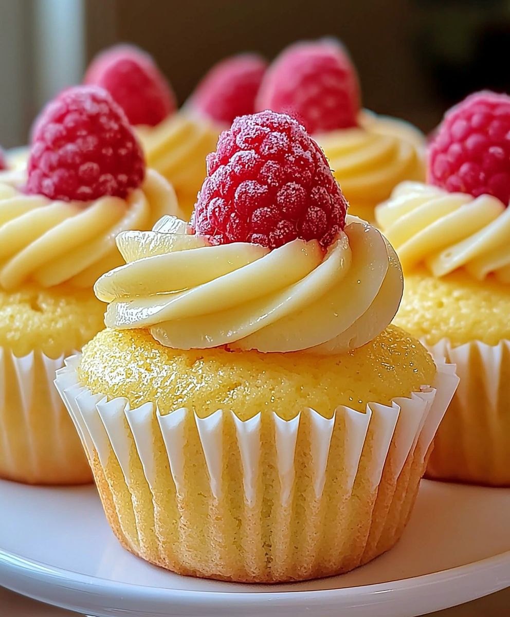 Raspberry Lemon Cupcakes
