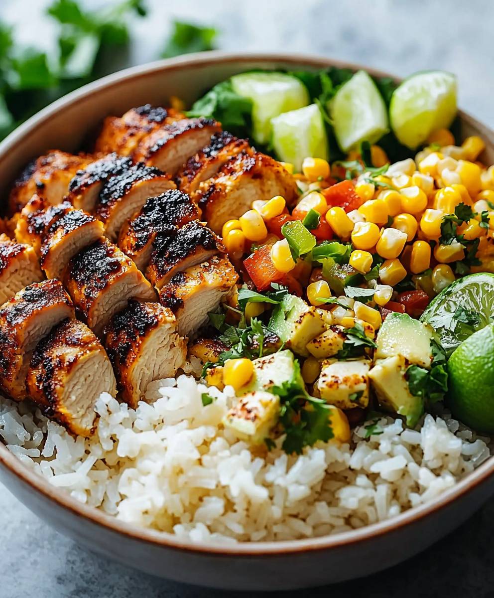 Street Corn Chicken Bowl