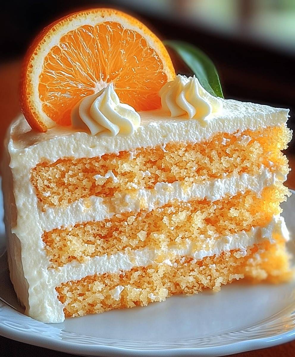 Orange Creamsicle Cake