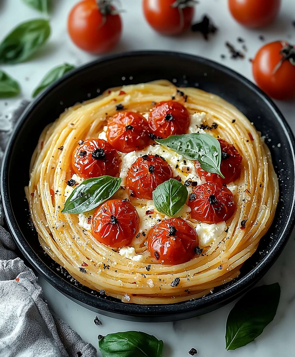 Roasted Tomato Garlic Pasta