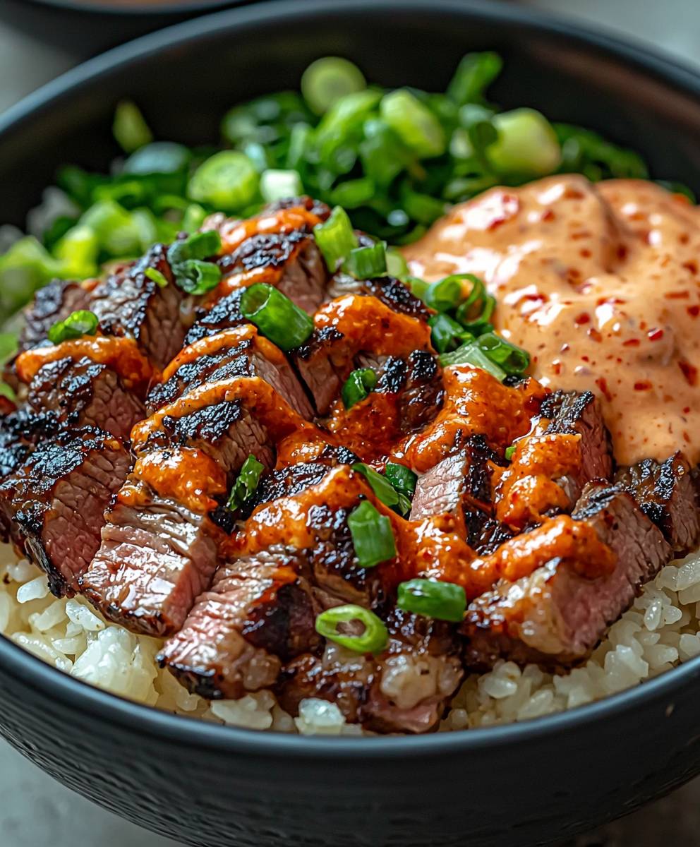 Korean BBQ Steak Bowls