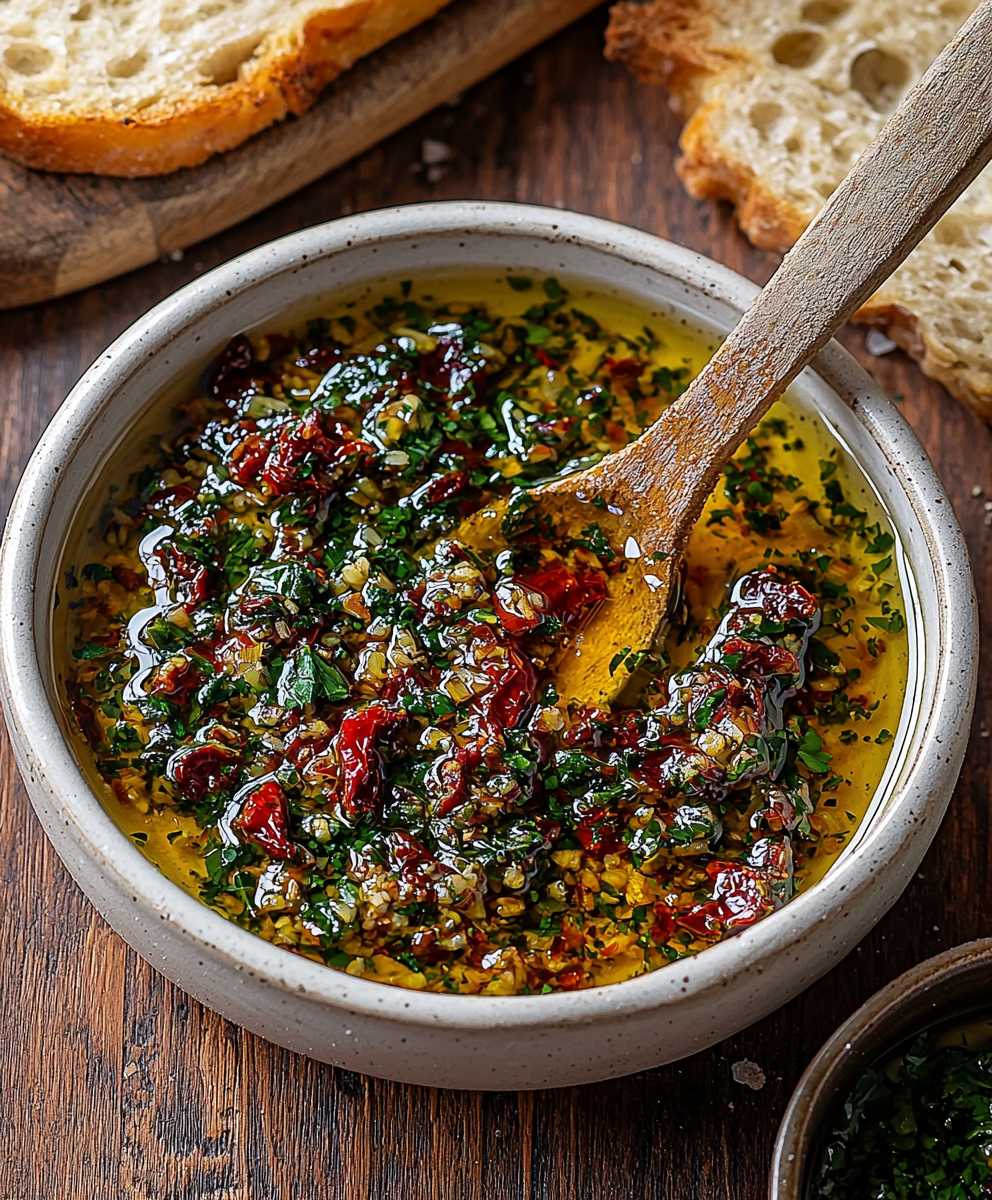Tomato Olive Oil Bread Dip