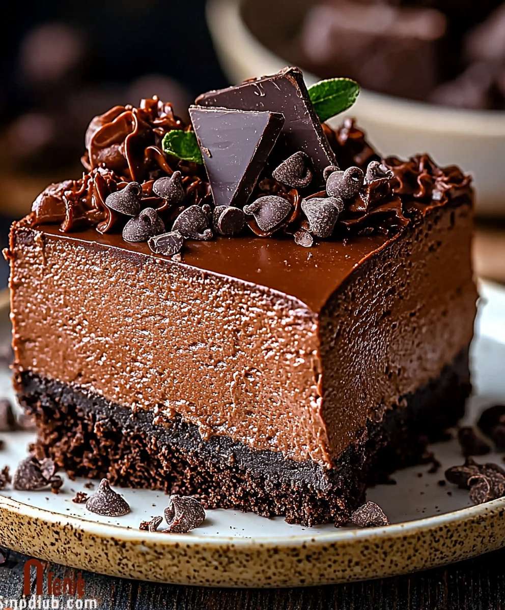 Triple Chocolate Cheesecake