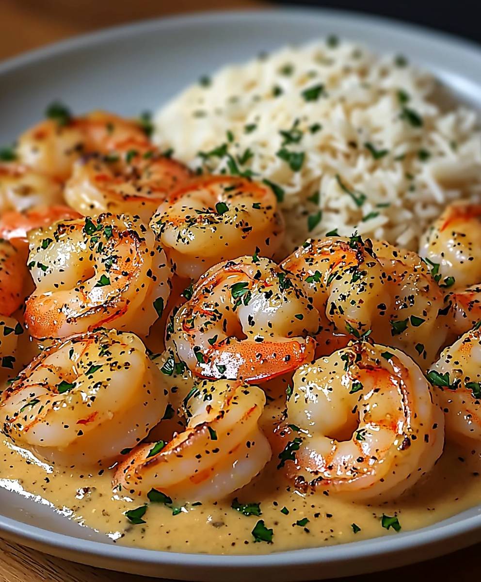 Creamy Garlic Shrimp