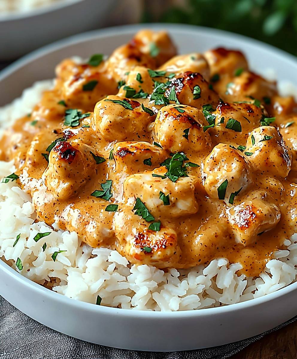 Smothered Chicken and Rice