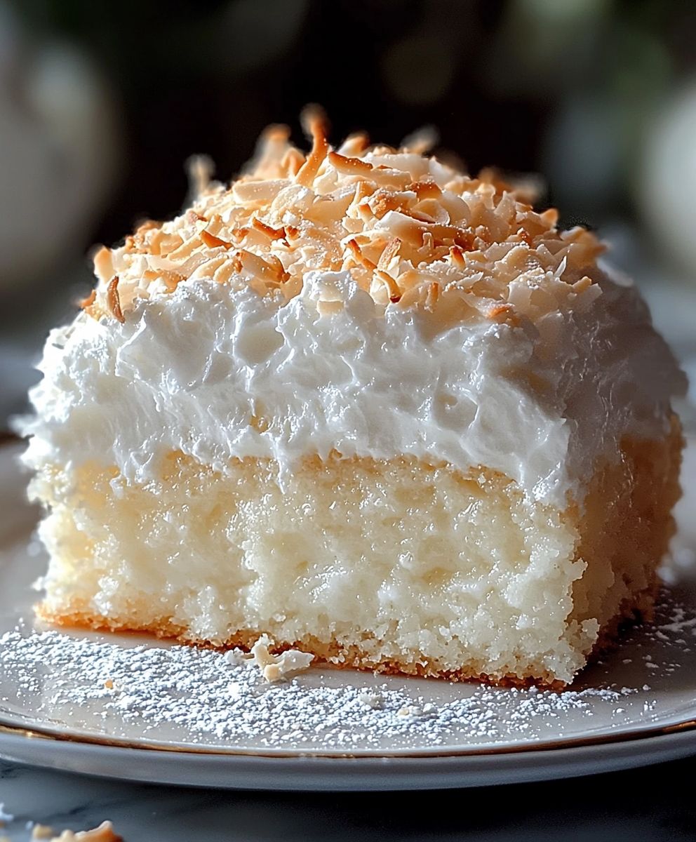 Coconut cloud cake