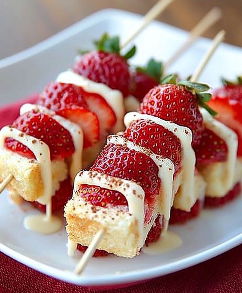 Strawberry Shortcake Kabobs